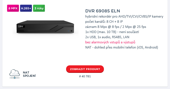 DVR 6908S ELN