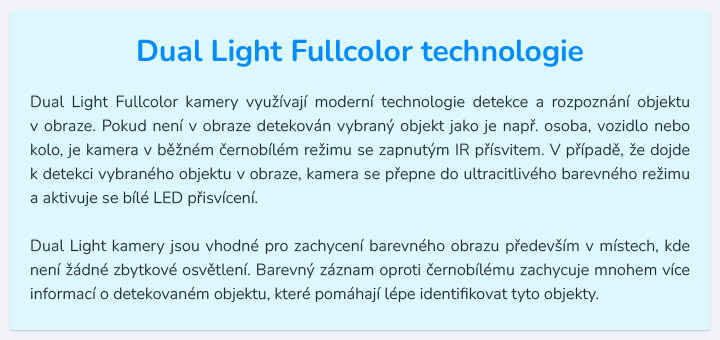 Dual Light technologie